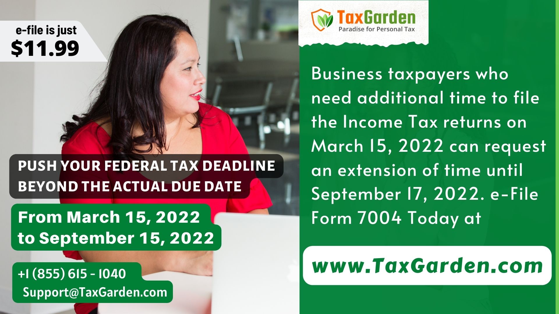Business Tax Extension Due on March 15, 2022
